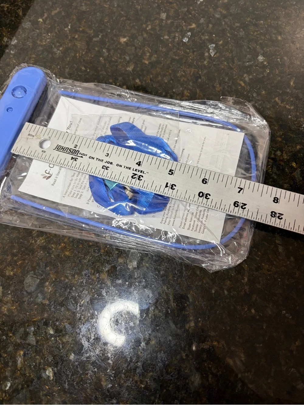 F-COLOR NIP Blue Waterproof Universal Phone Pouch